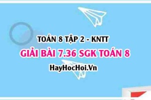 Bài 7.36 SGK Toán 8 Tập 2 Kết nối tri thức
